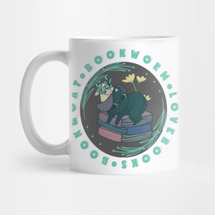 Book cat Mug